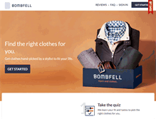 Tablet Screenshot of bombfell.com